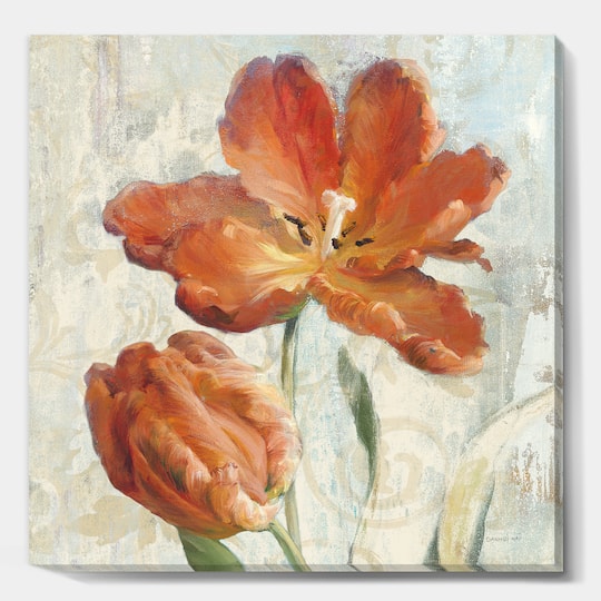 Designart - Orange Parrot Tuplip
